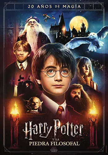 Pelicula Harry Potter y la piedra filosofal, aventuras, director Chris Columbus