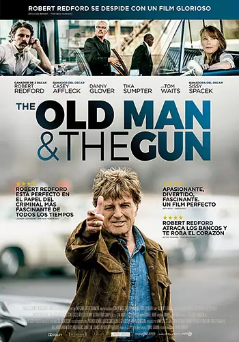 Pelicula The Old Man and the Gun, comedia drama, director David Lowery