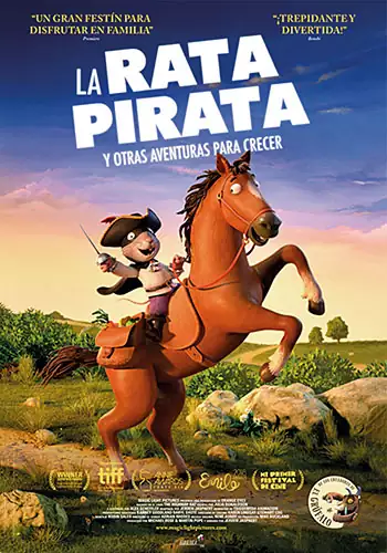 Pelicula La rata pirata y otras aventuras para crecer, animacio, director Jeroen Jaspaert