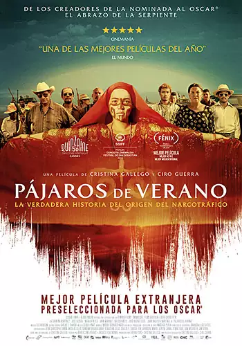 Pelicula Pjaros de verano VOSE, thriller, director Ciro Guerra y Cristina Gallego
