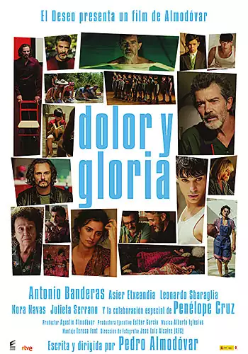 Pelicula Dolor y gloria, drama, director Pedro Almodvar