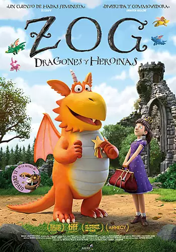 Pelicula Zog dragones y heronas, animacio, director 