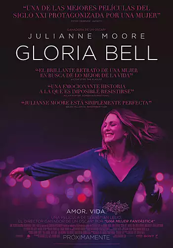 Pelicula Gloria Bell, comedia romance, director Sebastián Lelio