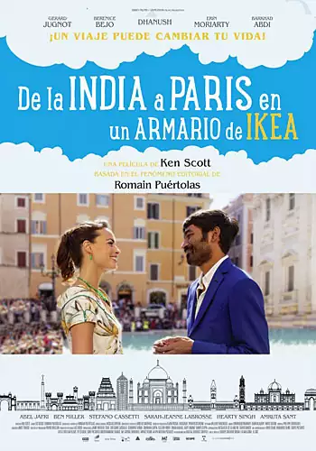 Pelicula De la India a París en un armario de Ikea VOSE, comedia drama, director Ken Scott