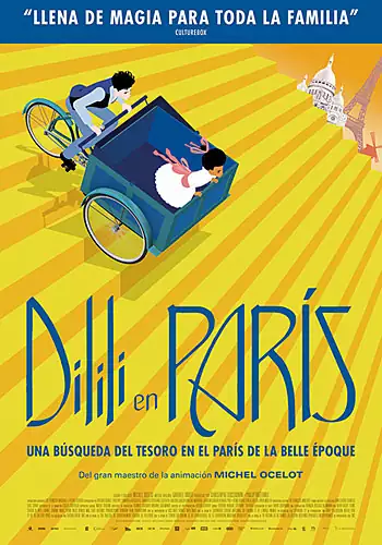 Pelicula Dilili en París, animacion, director Michel Ocelot