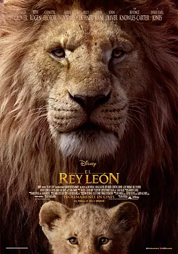 Pelicula El rey león 4DX 3D, aventures, director Jon Favreau