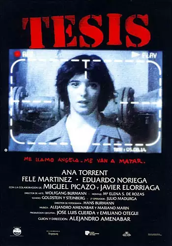 Pelicula Tesis, thriller, director Alejandro Amenábar