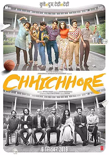 Pelicula Chhichhore VOSE, comedia drama, director Nitesh Tiwari