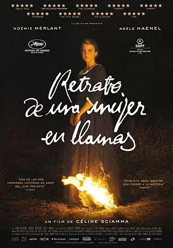 Pelicula Retrato de una mujer en llamas, drama, director Céline Sciamma