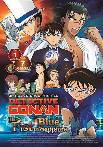 Pelicula Detective Conan: el puo de zafiro azul, animacio, director Tomoka Nagaoka