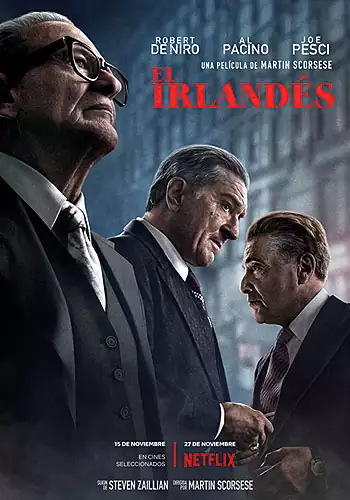 Pelicula El irlandés VOSE, thriller, director Martin Scorsese