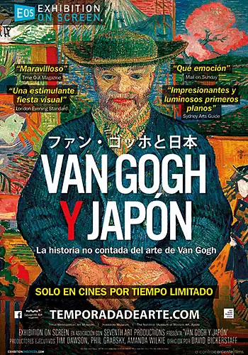 Pelicula Van Gogh y Japón, documental, director David Bickerstaff