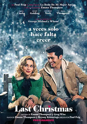 Pelicula Last Christmas, comedia romance, director Paul Feig