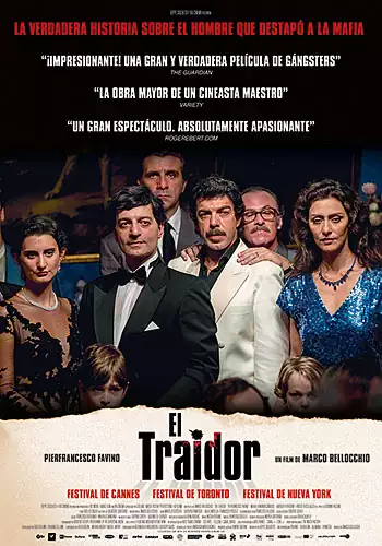 Pelicula El traidor VOSE, thriller, director Marco Bellocchio