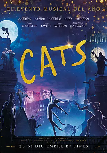 Pelicula Cats VOSE, musical, director Tom Hooper