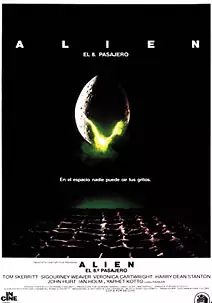 Pelicula Alien el octavo pasajero, ciencia ficcio, director Ridley Scott