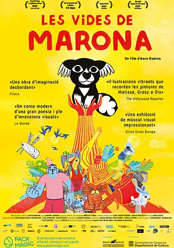 Pelicula Les vides de Marona CAT, animacion, director Anca Damian