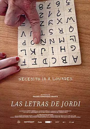 Pelicula Las letras de Jordi, documental, director Maider Fernndez Iriarte