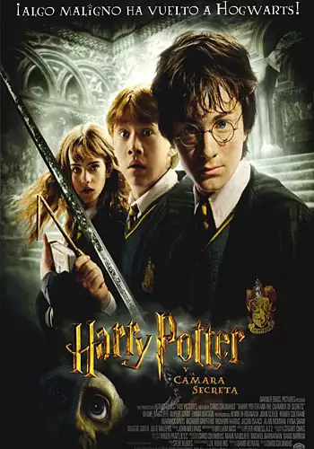Pelicula Harry Potter y la cmara secreta, aventuras, director Chris Columbus