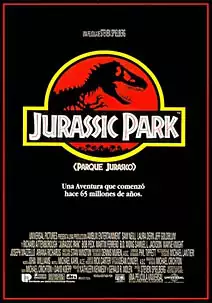 Pelicula Jurassic Park, aventuras, director Steven Spielberg