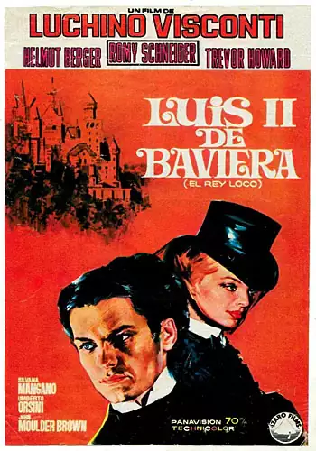 Pelicula Ludwig Luis II de Baviera VOSE, biografico drama, director Luchino Visconti