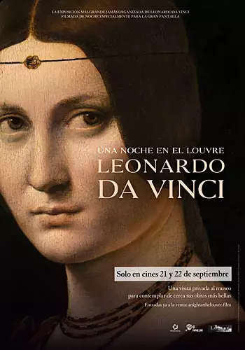 Pelicula Una noche en El Louvre: Leonardo Da Vinci, documental, director Pierre-hubert Martin