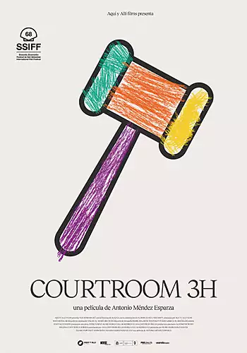 Pelicula Courtroom 3H VOSE, documental, director Antonio Mndez Esparza