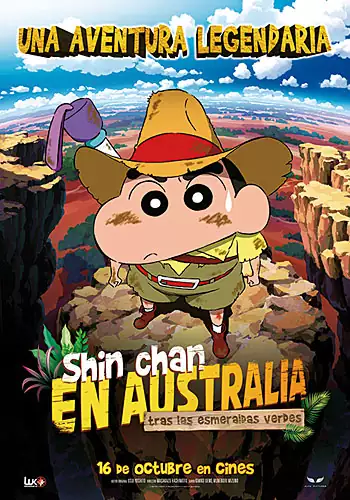 Pelicula Shin Chan en Australia. Tras las esmeraldas verdes, animacio, director Masakazu Hashimoto