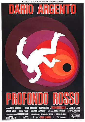 Caràtula de la pel.lícula Rojo oscuro Pelicula Rojo oscuro, terror, director Dario Argento