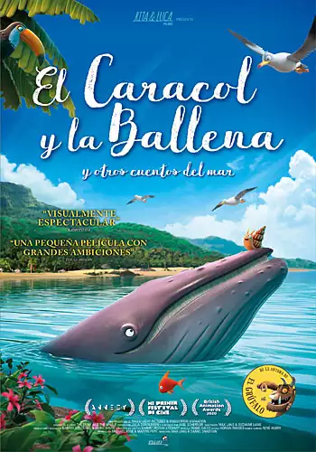 Pelicula El caracol y la ballena, animacion, director Max Lang y Daniel Snaddon