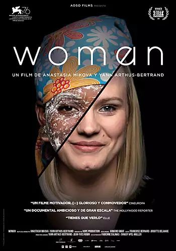 Pelicula Woman VOSE, documental, director Yann Arthus-Bertrand i Anastasia Mikova