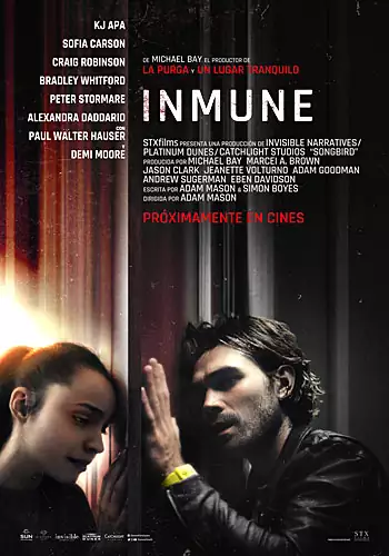 Pelicula Inmune, thriller, director Adam Mason
