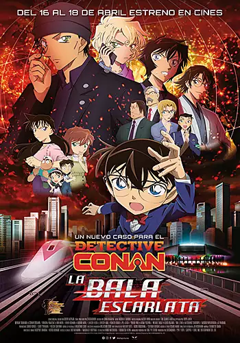 Pelicula Detective Conan: la bala escarlata VOSE, animacio, director Tomoka Nagaoka