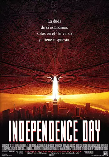 Pelicula Independence day VOSE, ciencia ficcion, director Roland Emmerich