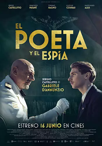 Pelicula El poeta y el espa VOSC, biografico drama, director Gianluca Jodice