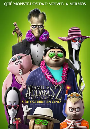 Pelicula La familia Addams 2. La gran escapada VOSE, animacion, director Greg Tiernan y Conrad Vernon