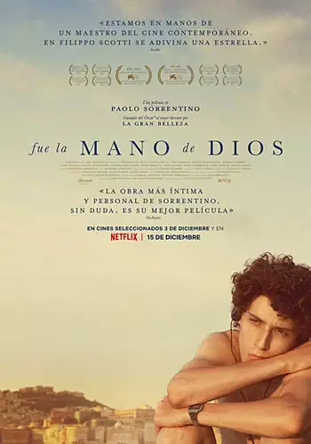 Pelicula Fue la mano de Dios VOSE, drama, director Paolo Sorrentino