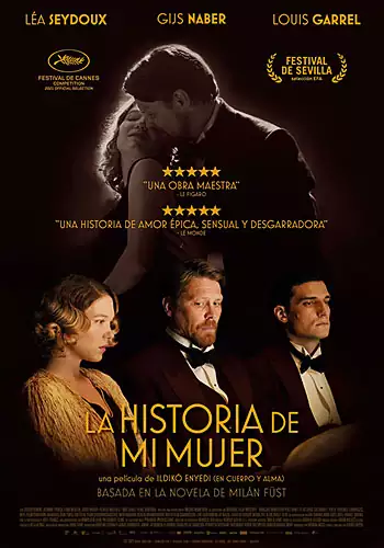 Pelicula La historia de mi mujer VOSE, drama romance, director Ildik Enyedi