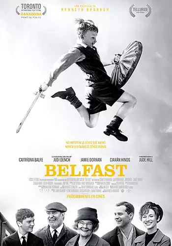 Pelicula Belfast, drama, director Kenneth Branagh