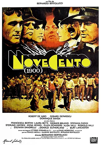 Pelicula Novecento 1900 VOSE, drama historica, director Bernardo Bertolucci