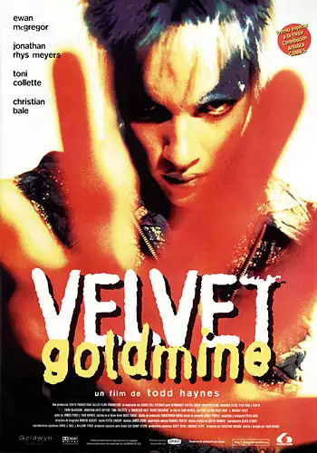 Pelicula Velvet Goldmine VOSE, drama musical, director Todd Haynes