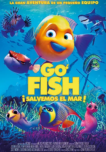 Pelicula Go Fish ¡Salvemos el mar!, animacion, director Sean Patrick O