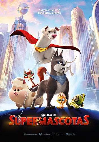Pelicula DC Liga de Supermascotas, animacion, director Jared Stern y Sam Levine