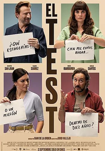 Pelicula El test, comedia, director Dani de la Orden