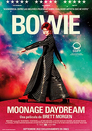 Pelicula Moonage Daydream VOSE, documental musical, director Brett Morgen