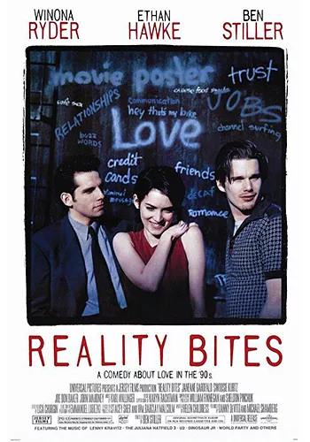 Pelicula Reality Bites Bocados de realidad VOSE, drama romance, director Ben Stiller