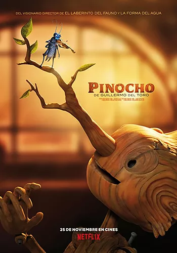 Pelicula Pinocho de Guillermo del Toro VOSE, animacio, director Guillermo del Toro i Mark Gustafson