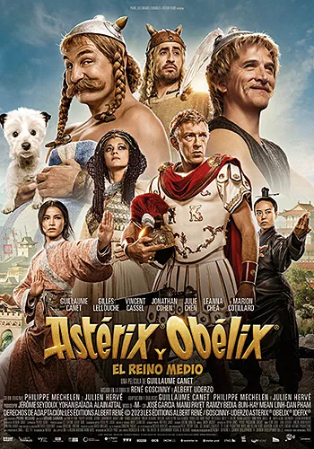 Pelicula Astrix y Oblix. El reino medio 4DX, aventuras comedia, director Guillaume Canet