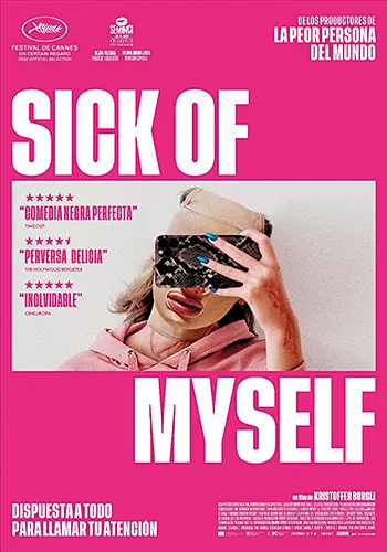 Pelicula Sick of Myself VOSC, comedia negro, director Kristoffer Borgli