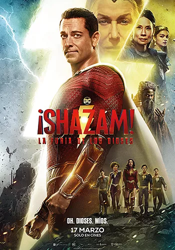 Pelicula ¡Shazam! La furia de los dioses, aventuras, director David F. Sandberg